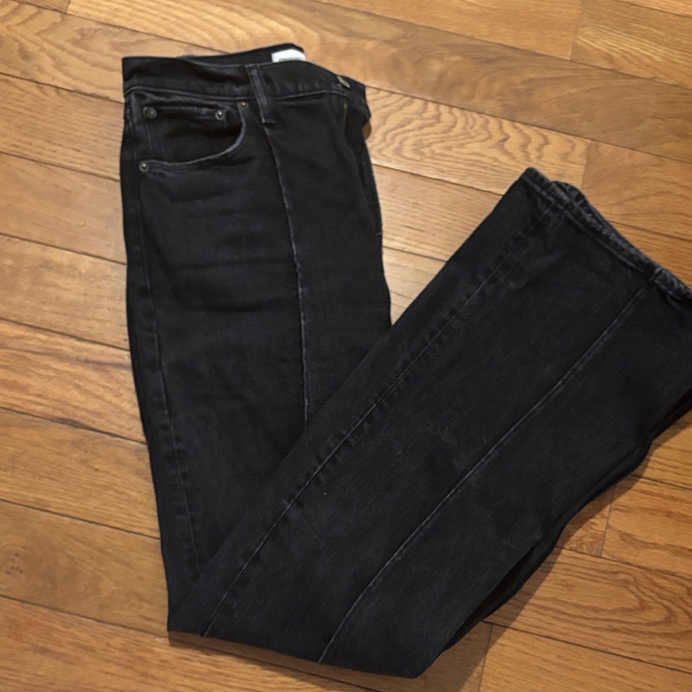 Abercrombie & Fitch Women's Black Straight Leg Jeans